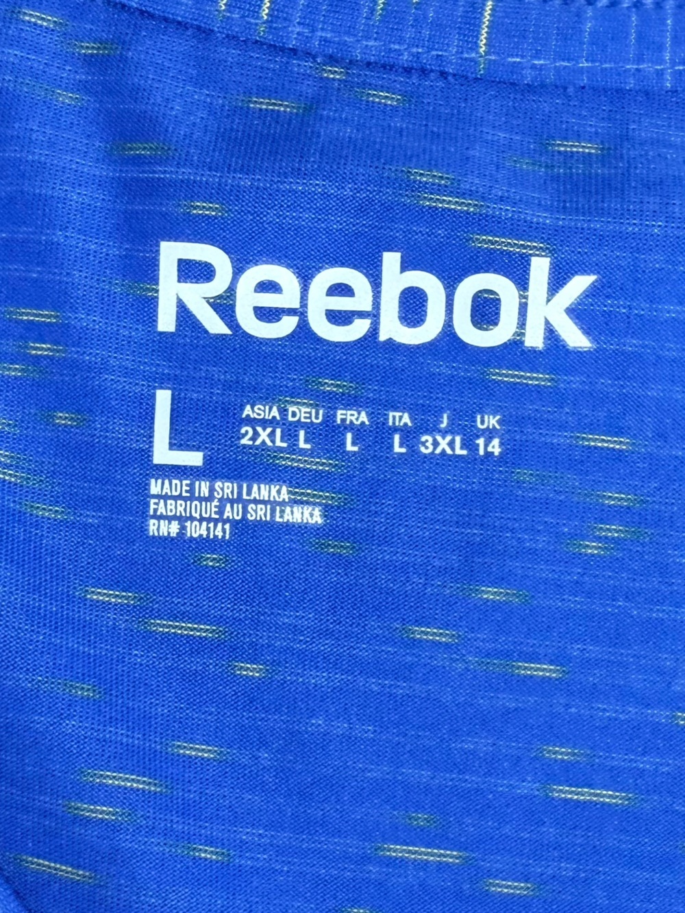 NWOT Reebok Women's Royal Blue V-Neck Top 1/$10 or 2/$15 - Picture 5 of 6